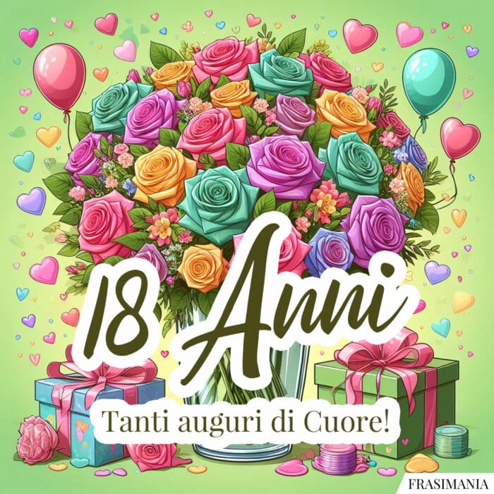 18 Anni. Tanti auguri di Cuore!