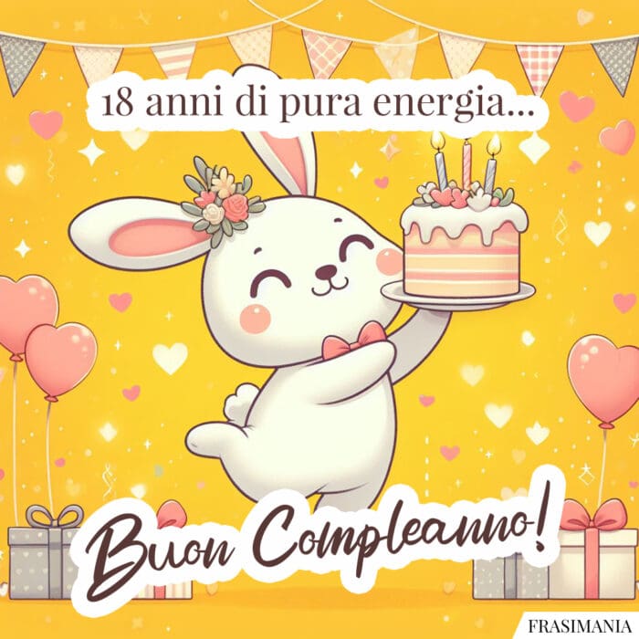 18 anni di pura energia... Buon Compleanno!