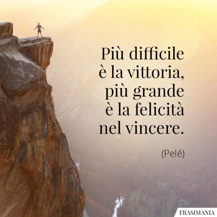 Frasi vittoria vincere Pelé