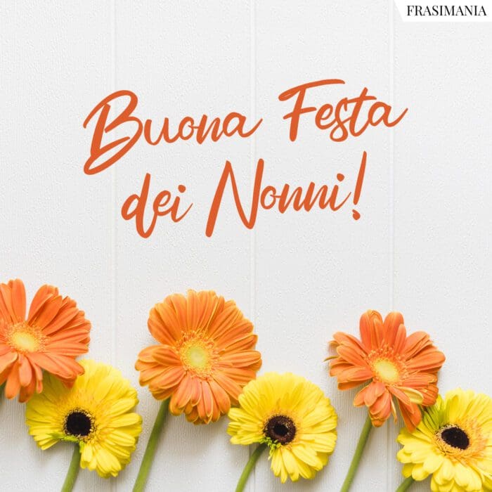 Buona festa nonni