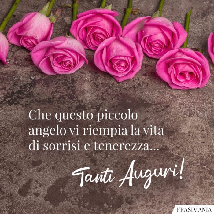 Frasi auguri nascita bambino angelo