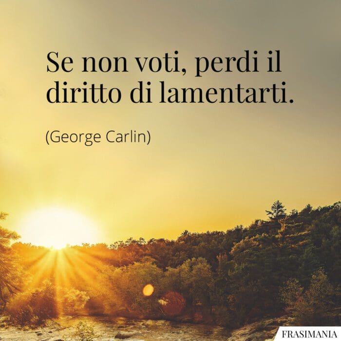 Frasi voti lamentarti Carlin