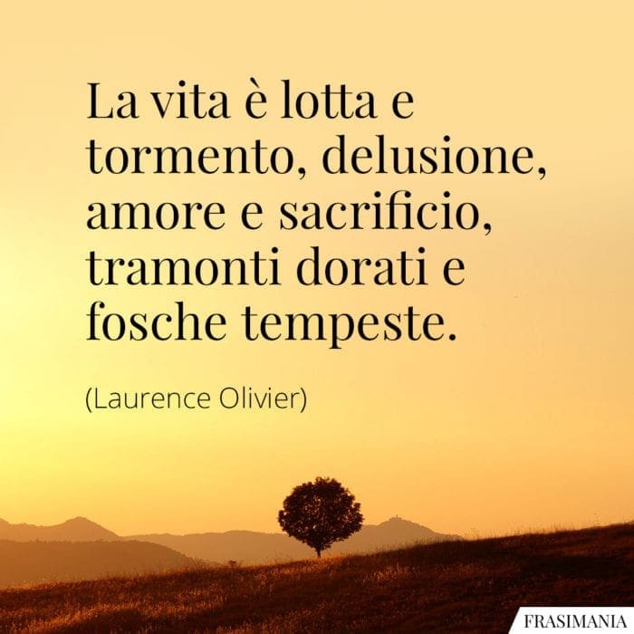 Frasi vita amore tramonti Olivier