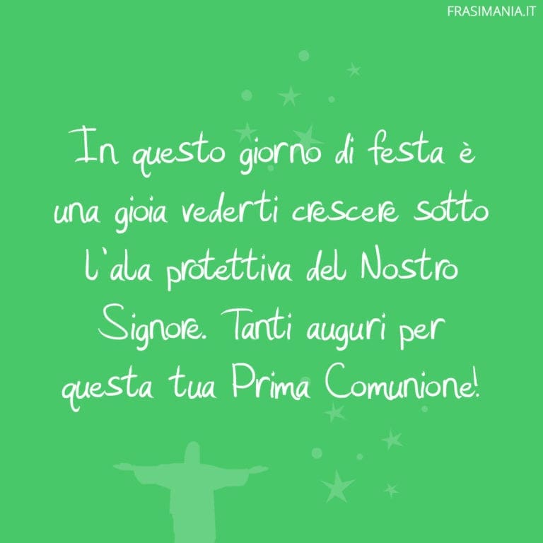 Frase Prima Comunione Papa Francesco Auguri per la Prima Comunione (con immagini)