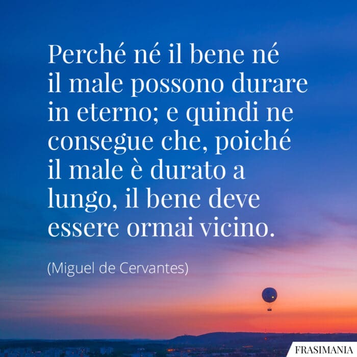 Frasi bene male Cervantes