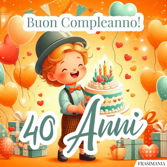 Buon Compleanno! 40 Anni.