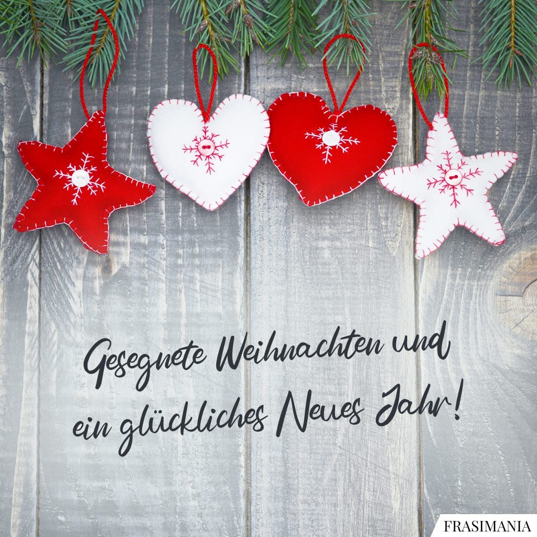 Gesegnete Weihnachten und ein glückliches Neues Jahr!