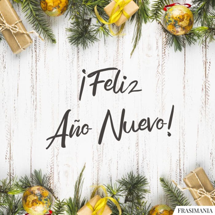¡Feliz Año Nuevo!