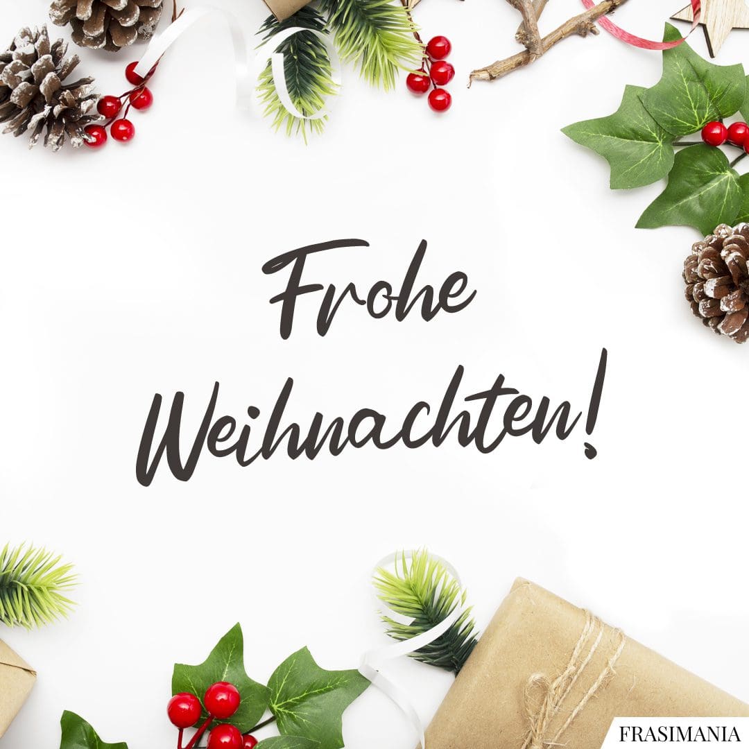 Frohe Weihnachten!