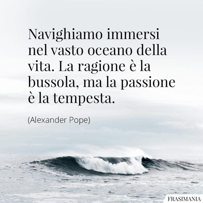 Frasi oceano vita Pope