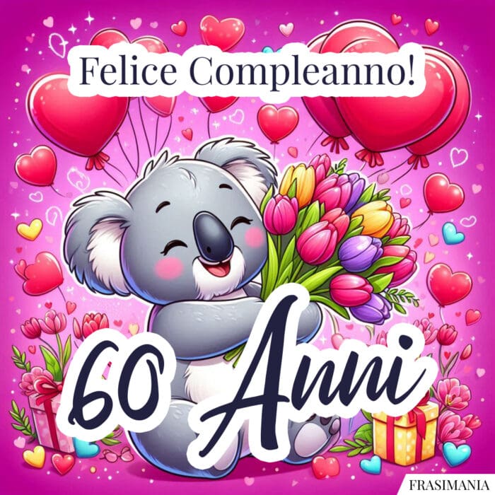 Felice Compleanno! 60 Anni.