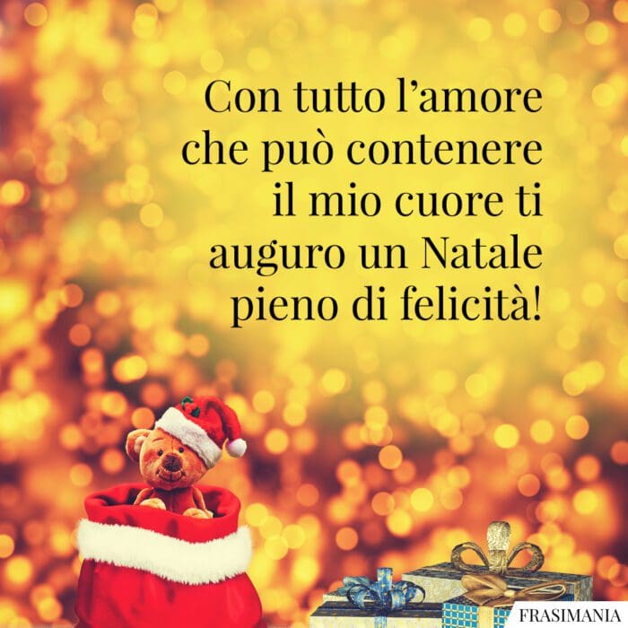 Auguri Buon Natale felicità