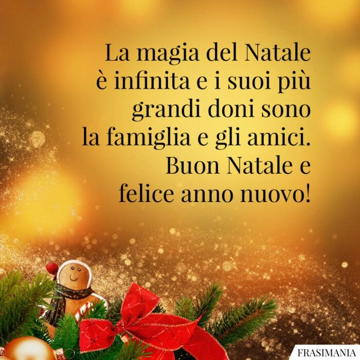 Auguri buone feste magia