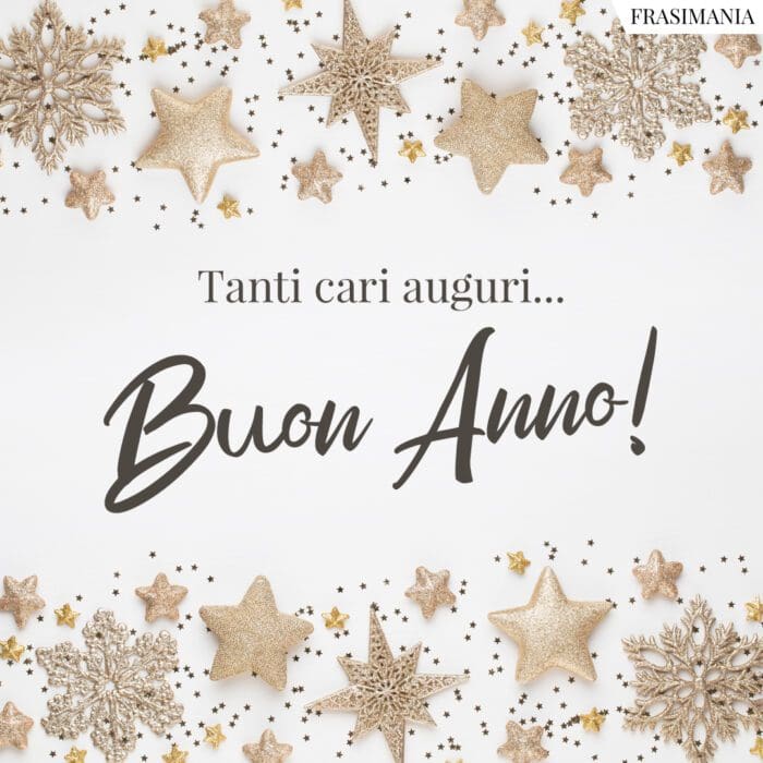 Tanti cari auguri... Buon Anno!