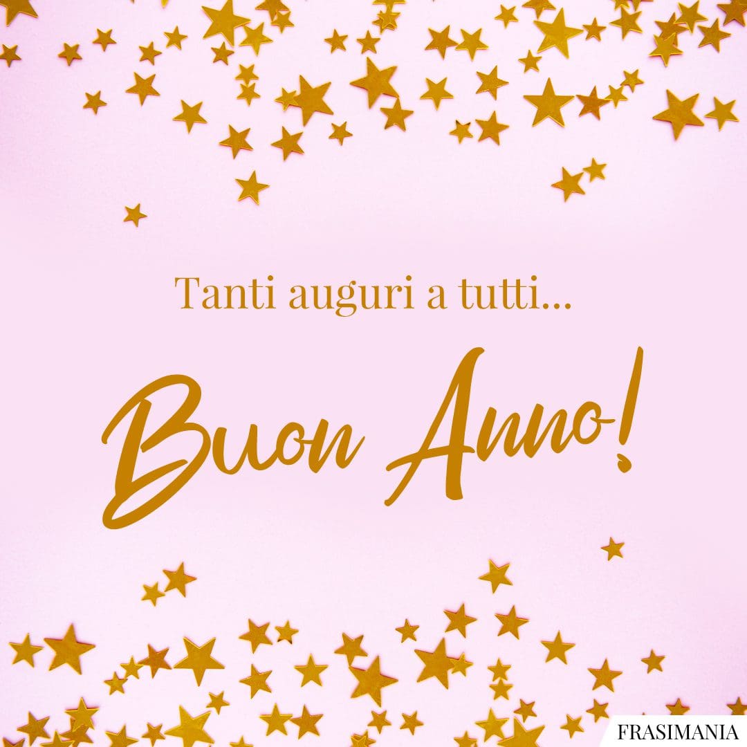 Tanti auguri a tutti... Buon Anno!