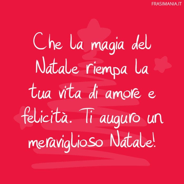 Frasi auguri Natale bambini magia