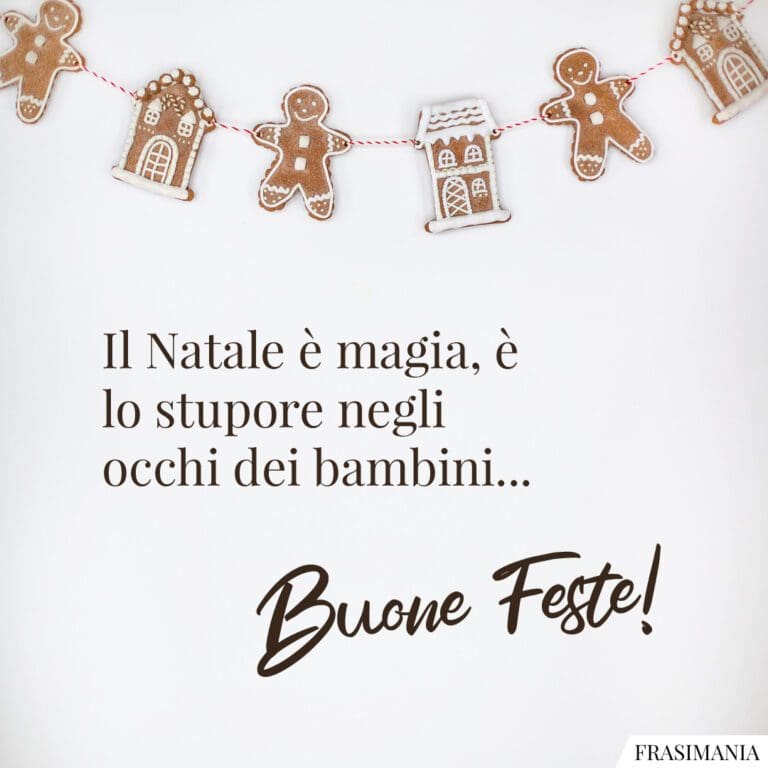 La Magia Del Natale Frasi Bambini