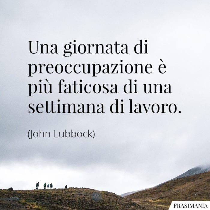 Frasi preoccupazione lavoro Lubbock