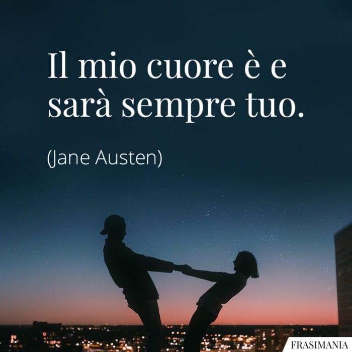 Frasi cuore tuo Austen