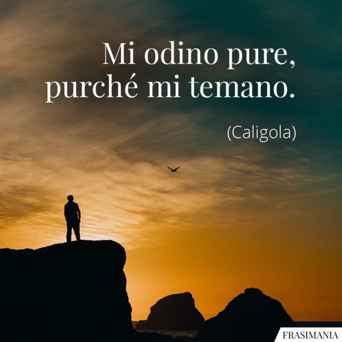 Frasi odino temano Caligola