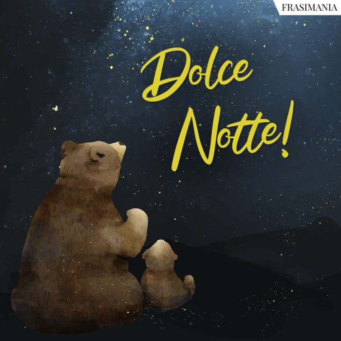 Buonanotte immagini dolce