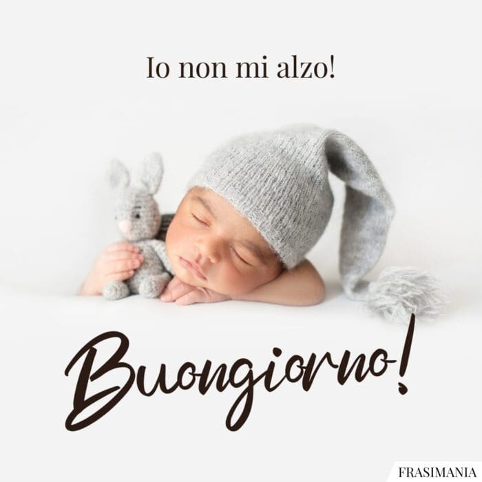 Buongiorno immagini alzo