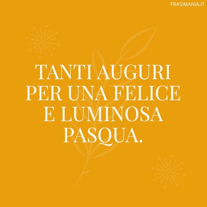 Frasi di auguri di Pasqua formali felice