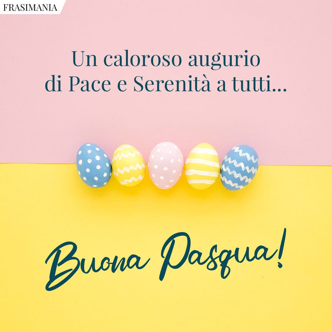 Un caloroso augurio di Pace e Serenità a tutti... Buona Pasqua!