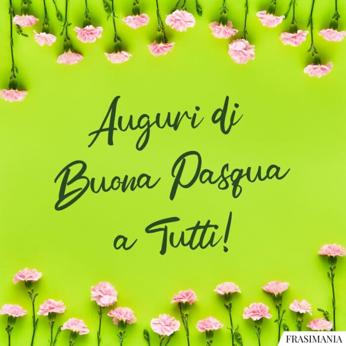 Auguri Buona Pasqua tutti