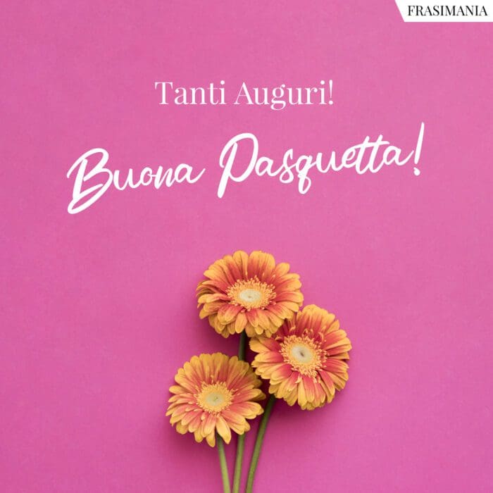 Buona Pasquetta auguri