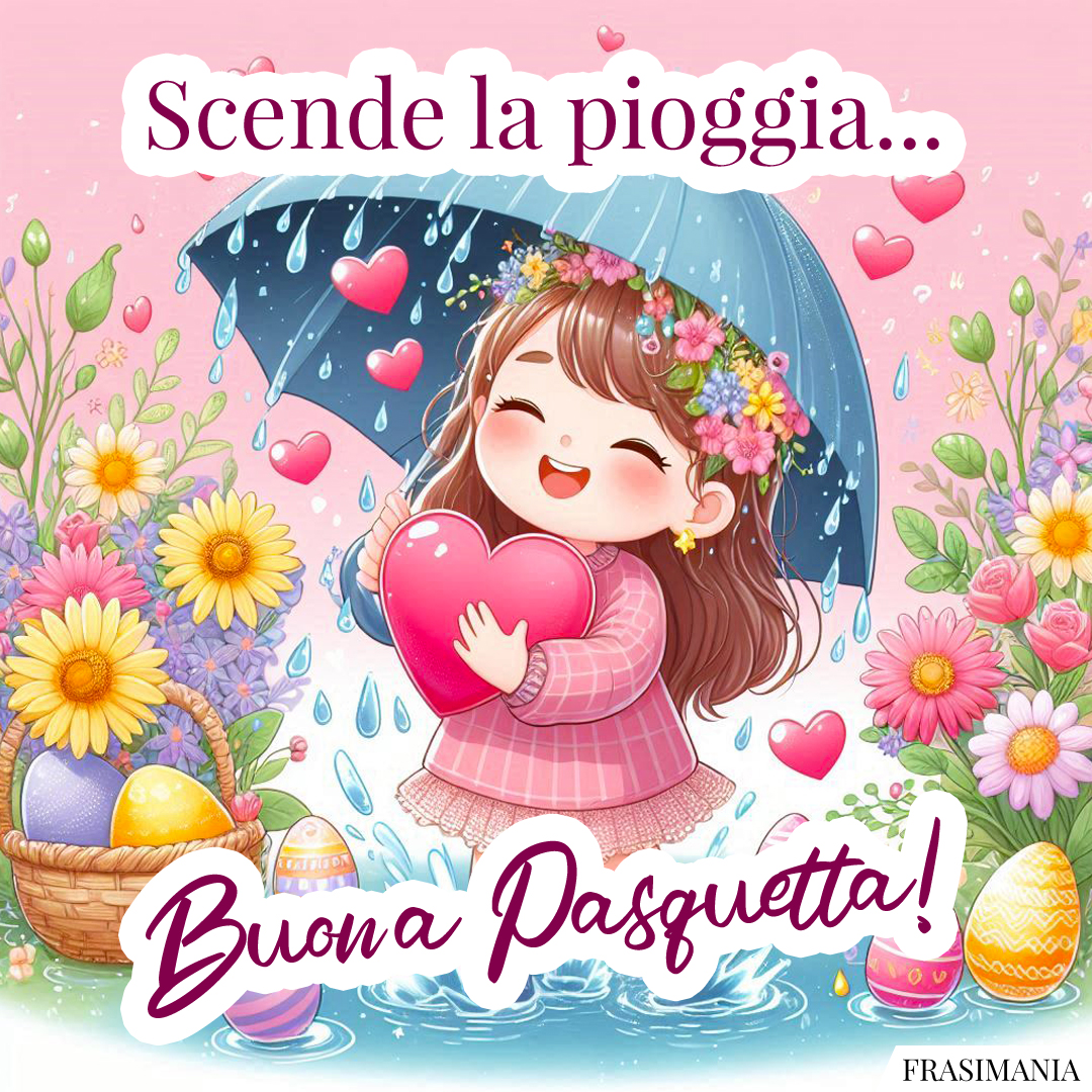 Scende la pioggia... Buona Pasquetta!