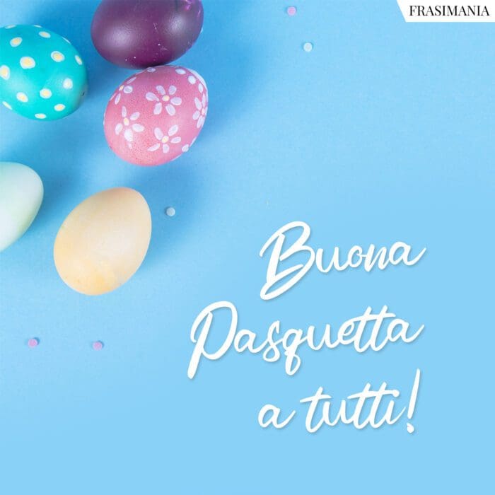 Buona Pasquetta a tutti!