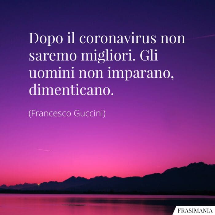 Frasi coronavirus Guccini