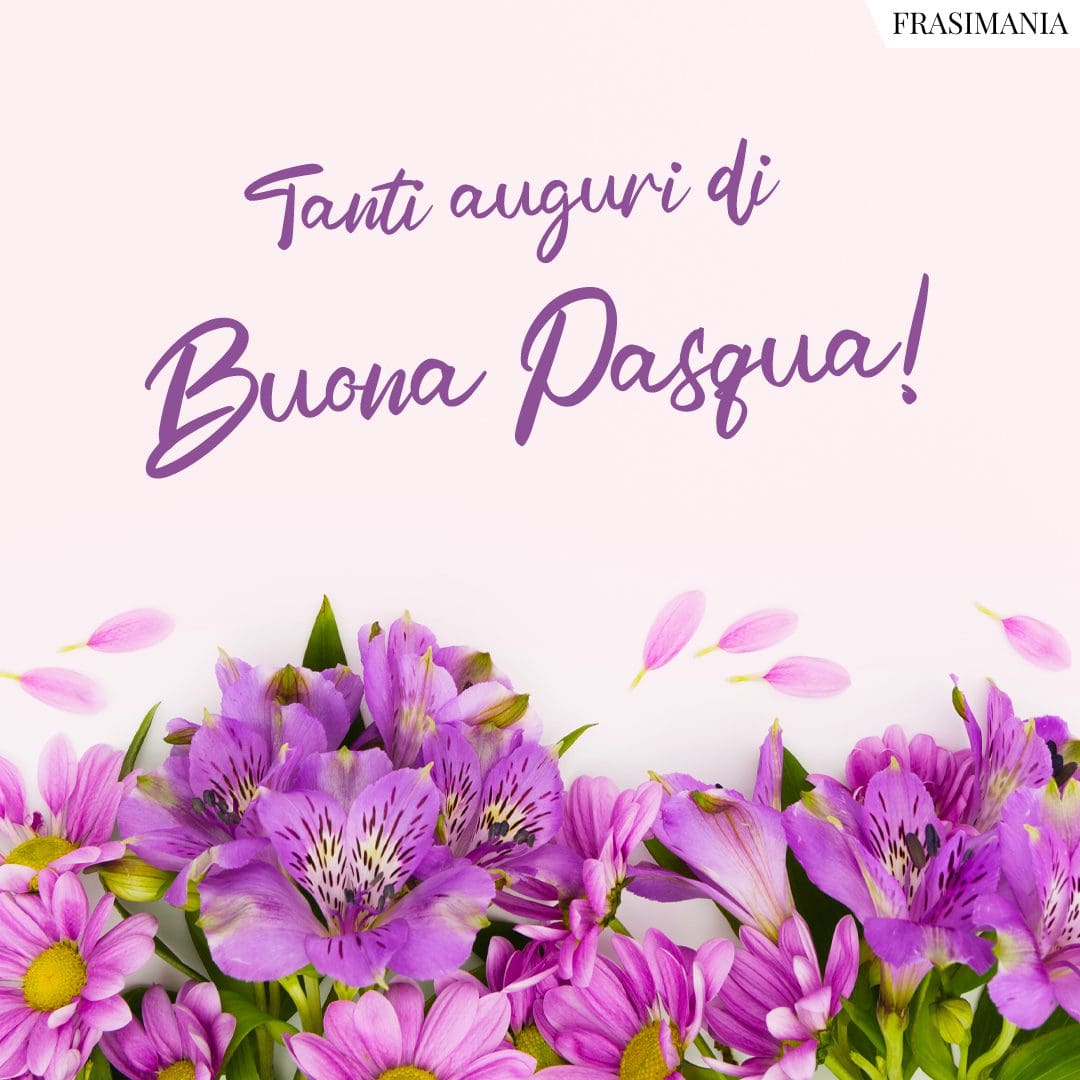 Tanti auguri di buona Pasqua!