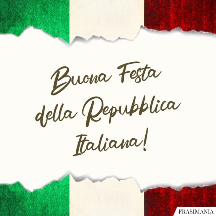 Auguri Festa Repubblica Italiana