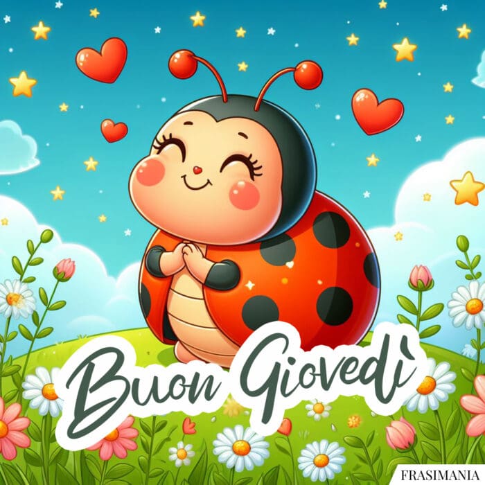 Buon Giovedì coccinella