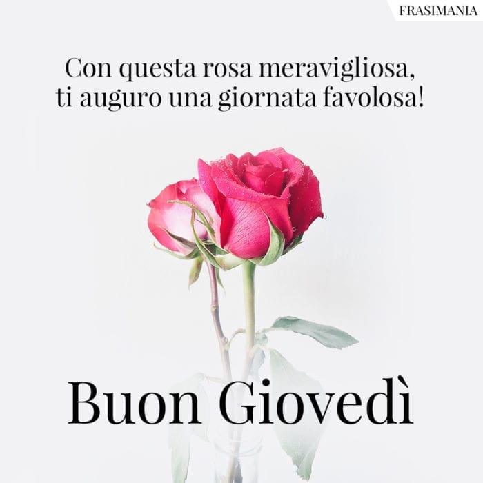 Buon Giovedì rosa