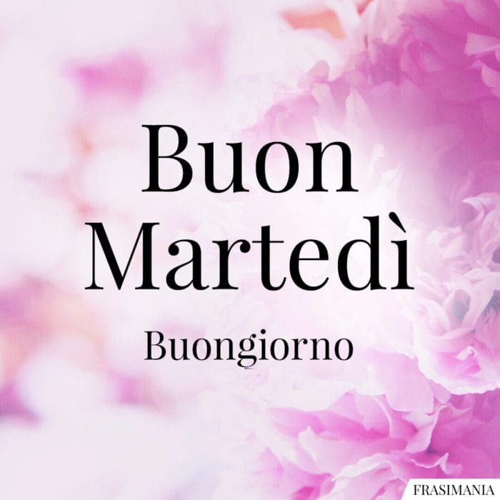 Buon Martedì fiori