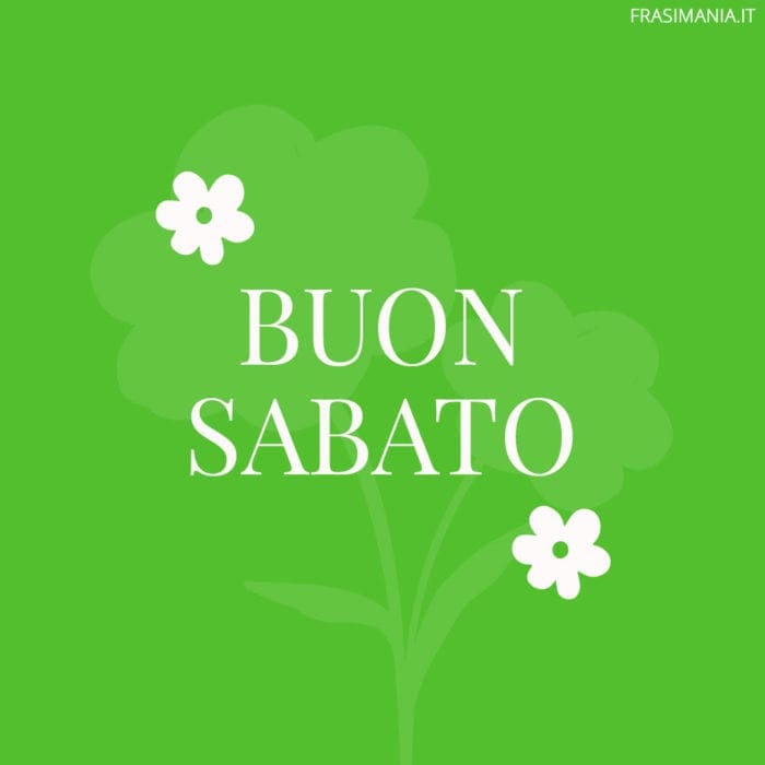 Buon Sabato