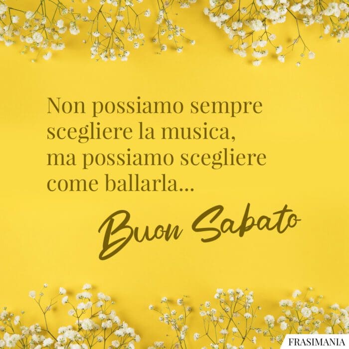 Buon Sabato musica