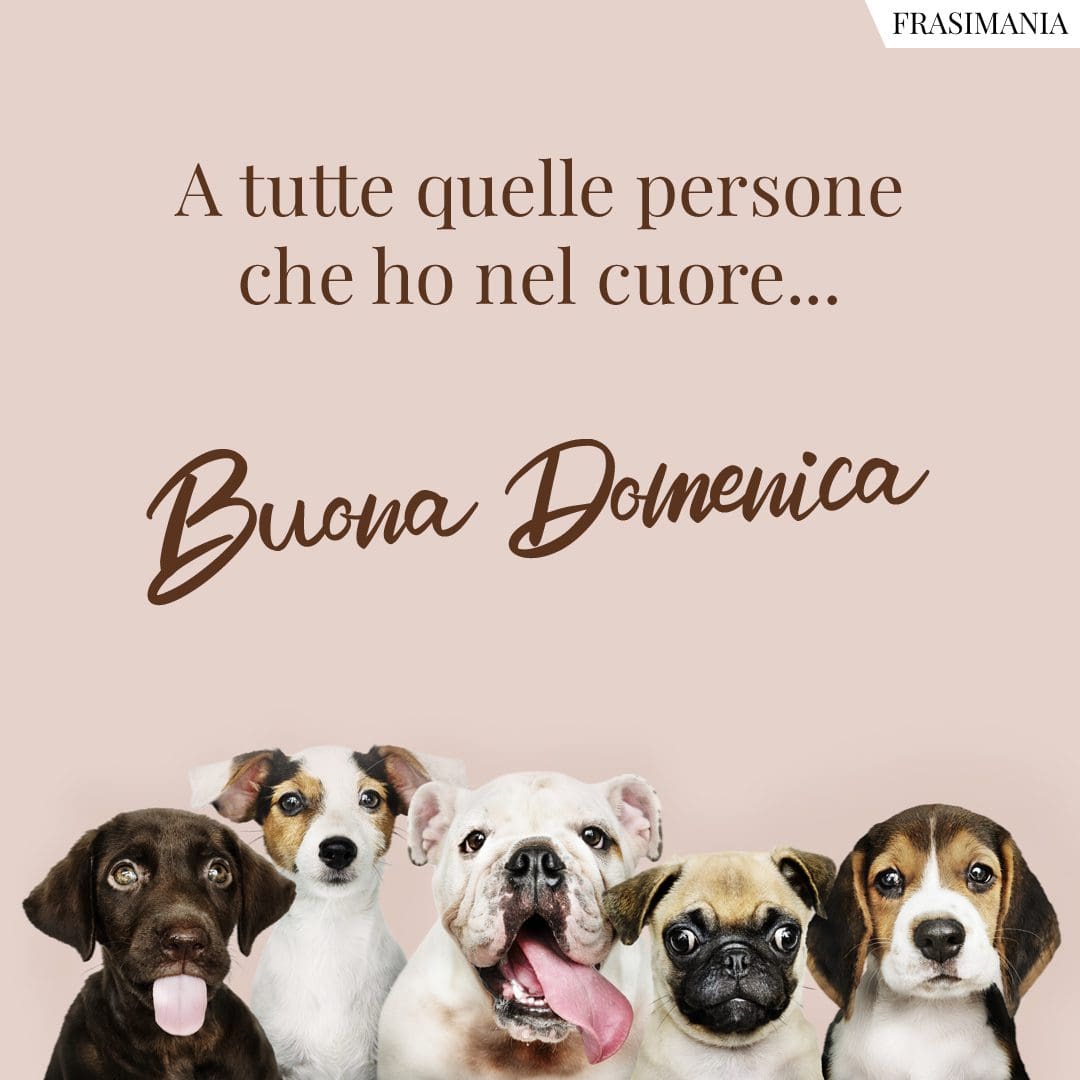 A tutte quelle persone che ho nel cuore... Buona Domenica.