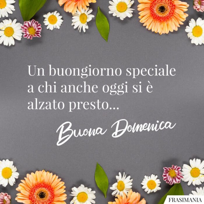 Buona Domenica speciale