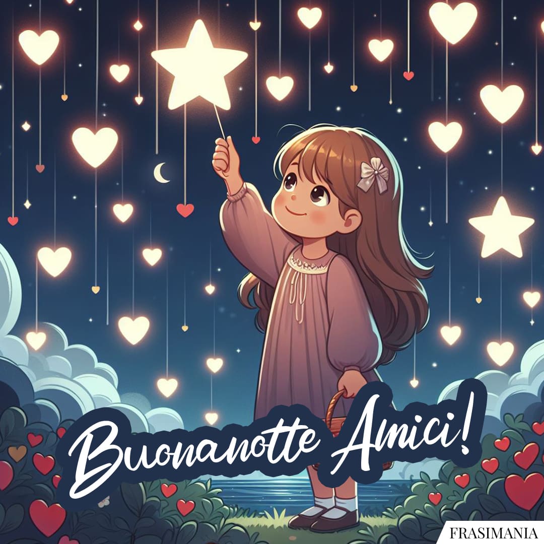 Buonanotte Amici immagini Da Dedicare 