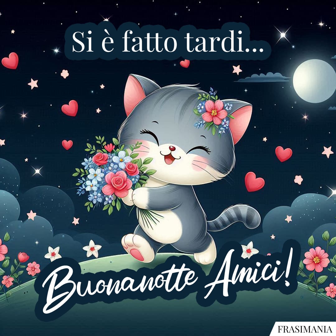 Si è fatto tardi... Buonanotte Amici!