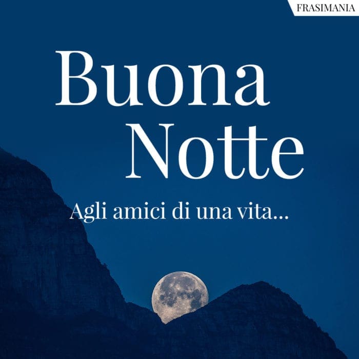 Buonanotte amici vita