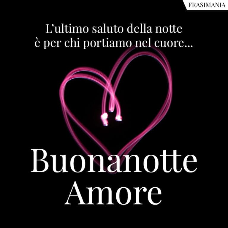 La Notte So Che Pensi A Me Amore