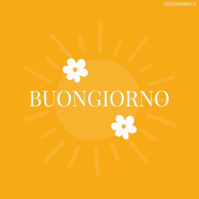 Buongiorno.