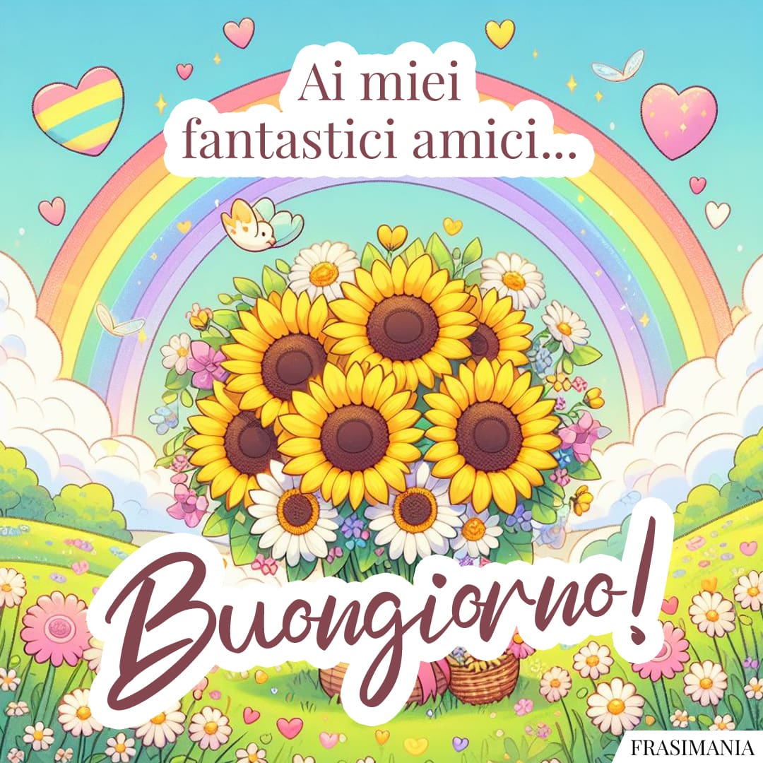 Ai miei fantastici amici... Buongiorno!