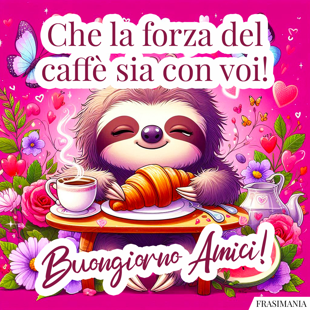Che la forza del caffè sia con voi! Buongiorno Amici!