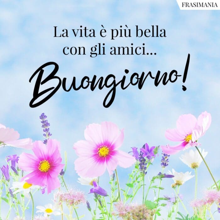 Buongiorno Amici vita bella